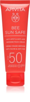 Apivita Bee Sun Safe crema protectora antiedad SPF 50