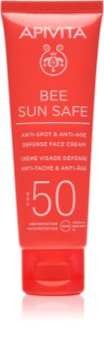 Apivita Bee Sun Safe zaščitna krema proti staranju kože SPF 50