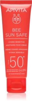 Apivita Bee Sun Safe успокояващ и хидратиращ крем SPF 50+