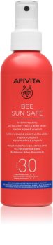 Apivita Bee Sun Safe zaštitno mlijeko za sunčanje u spreju SPF 30