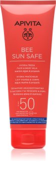 Apivita Bee Sun Safe lait solaire visage et corps SPF 50