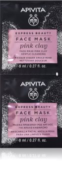 Apivita Express Beauty Pink Clay tisztító maszk az arcra