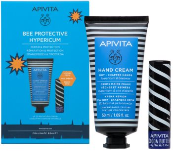 Apivita Bee Protective Hypericum & Beeswax Gavesæt (med fugtgivende virkning)
