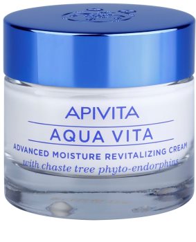 Apivita Aqua Vita intensive feuchtigkeitsspendende und revitalisierende Creme für normale und trockene Haut