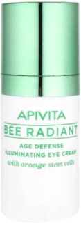 Apivita Bee Radiant creme de olhos iluminador e rejuvenescedor