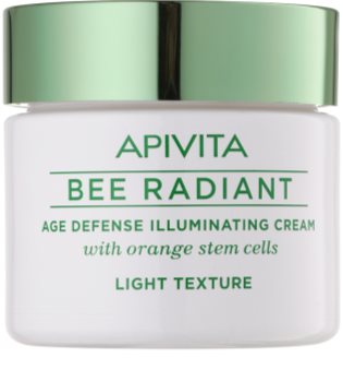 Apivita Bee Radiant Lätt föryngrande kräm med uppljusande effekt