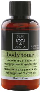 Apivita Body Tonic Bergamot & Green Tea sprchový a koupelový gel
