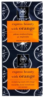 Apivita Express Beauty Orange Revitalizing Face Mask