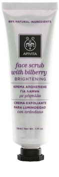 Apivita Express Gold Bilberry Brightening Face Scrub