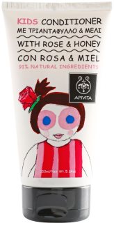 Apivita Kids Rose & Honey condicionador de cabelo para crianças