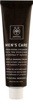 Apivita Men's Care Balsam & Propolis нежный крем гель для бритья