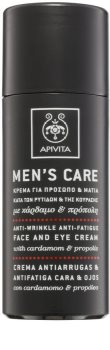 Apivita Men's Care Cardamom & Propolis krema proti gubam za obraz in oči