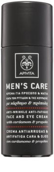 Apivita Men's Care Cardamom & Propolis protivráskový krém na obličej a oči