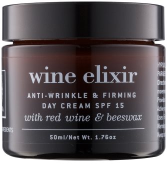 Apivita Wine Elixir Red Wine & Beeswax creme de dia fortificante antirrugas
