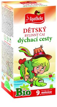 Apotheke BIO Dětský čaj dýchací cesty bylinný čaj v BIO kvalitě