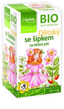 Apotheke BIO Dětský čaj se šípkem bylinný čaj v BIO kvalitě