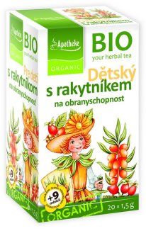 Apotheke BIO Dětský čaj s rakytníkem bylinný čaj v BIO kvalitě
