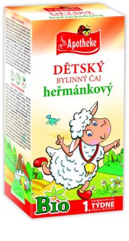 Apotheke BIO Dětský čaj bylinný heřmánkový bylinný čaj v BIO kvalitě