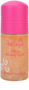 Aquolina Pink Sugar Deodorant roll-on cu particule stralucitoare pentru femei