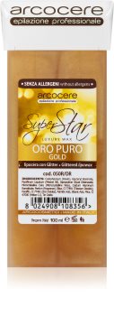 Arcocere Professional Wax Oro Puro Gold epilační vosk se třpytkami