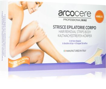 Arcocere Professional Wax bandas de cera para depilação para corpo