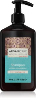 Arganicare Argan Oil & Shea Butter šampūnas sausiems ir pažeistiems plaukams