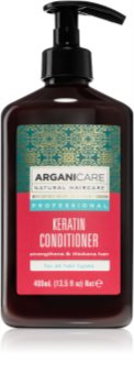 Arganicare Keratin après-shampoing pour cheveux abîmés, colorés ou traités chimiquement