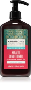 Arganicare Keratin balsam pentru păr deteriorat, decolorat sau tratat chimic