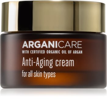 Arganicare Anti-Aging zaščitna krema proti staranju kože za vse tipe kože