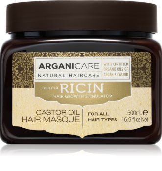 Arganicare Ricin Hair Growth Stimulator Stärkende Kur für schwaches Haar mit Neigung zu Haarausfall für alle Haartypen