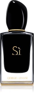 Armani Sì Intense Black Eau de Parfum voor Vrouwen