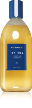 AROMATICA Tea Tee Balancing shampoo di pulizia profonda per cuoi capelluti grassi