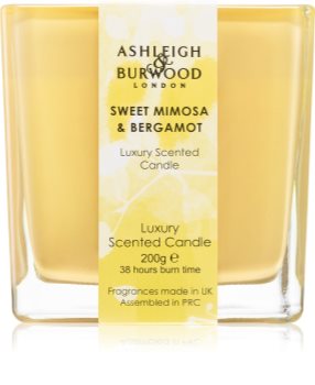 Ashleigh & Burwood London Life in Bloom Sweet Mimosa & Bergamot scented candle