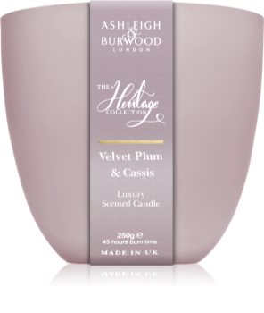 Ashleigh & Burwood London The Heritage Collection Velvet Plum & Cassis mirisna svijeća