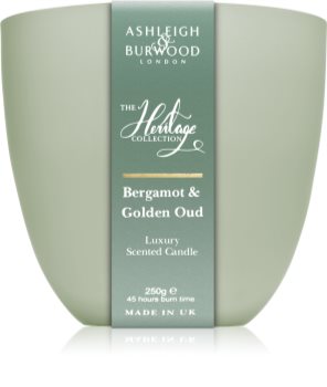 Ashleigh & Burwood London The Heritage Collection Bergamot & Golden Oud Tuoksukynttilä