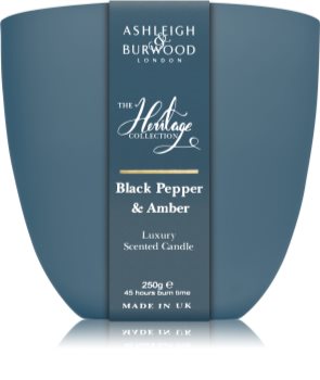 Ashleigh & Burwood London The Heritage Collection Black Pepper & Amber bougie parfumée
