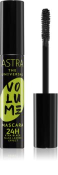 Astra Make-up Universal Volume μάσκαρα για όγκο και επιμήκυνση για μακρόχρονη επίδραση  τεχνητών  βλεφαρίδων