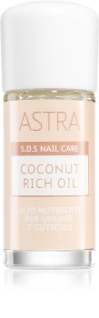Astra Make-up S.O.S Nail Care Coconut Rich Oil olio di cocco per unghie e cuticole