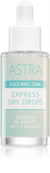 Astra Make-up S.O.S Nail Care Express Dry Drops gotas  para acelerar el proceso de secado del esmalte de uñas
