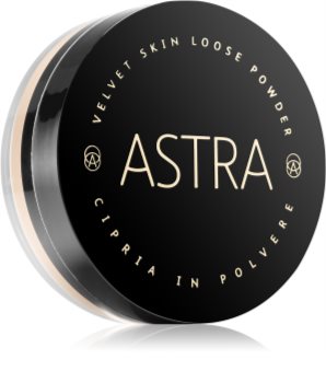 Astra Make-up Velvet Skin rozświetlający puder sypki nadający skórze aksamitny wygląd