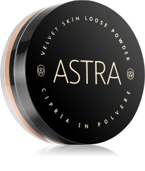 Astra Make-up Velvet Skin stralucire, pulbere vrac pentru o nota de catifea pentru piele