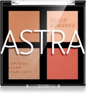 Astra Make-up Romance Palette paleta za konture obraza za obraz