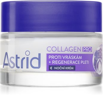 Astrid Collagen PRO noční krém proti projevům stárnutí pleti s regeneračním účinkem