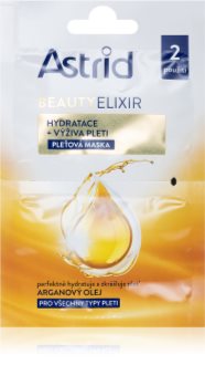 Astrid Beauty Elixir Ravitseva Kosteuttava Naamio Argan-Öljyn Kanssa