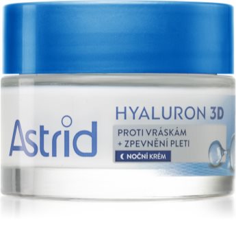 Astrid Hyaluron 3D crema de noche reafirmante y antiarrugas