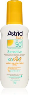 Astrid Sun Sensitive lait solaire enfants en spray