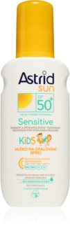 Astrid Sun Sensitive детское молочко для загара в виде спрея