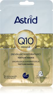 Astrid Q10 Miracle укрепляющая маска для лица против морщин