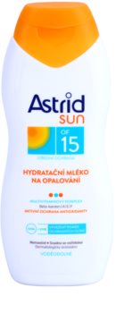 Astrid Sun увлажняющее молочко для загара SPF 15