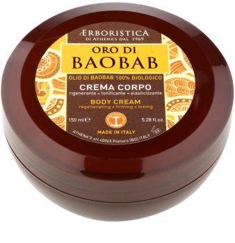 Athena's l'Erboristica Gold Baobab tělový krém s regeneračním účinkem
